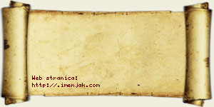 Jagodinka Aćimović vizit kartica